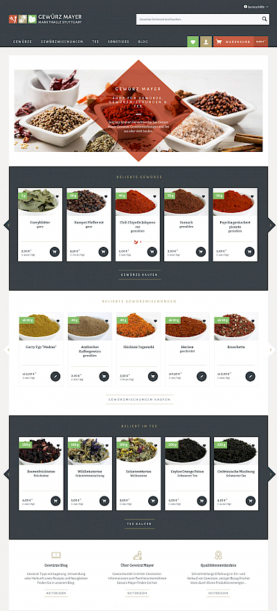Gewürze Onlineshop
